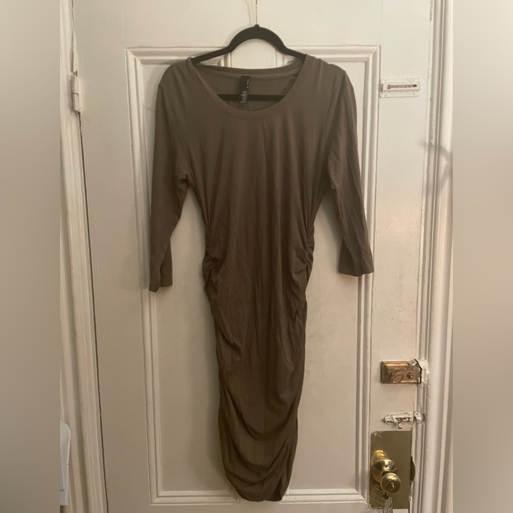 BOBI Jersey green dress Sz Medium